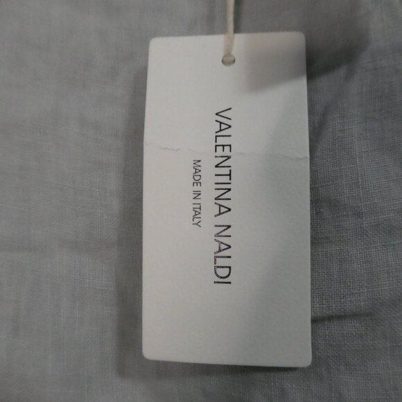 VALENTINA NALDI | 2X | Asymmetrical Tunic Top | Linen | Made In Italy | NWT - Picture 4 of 16